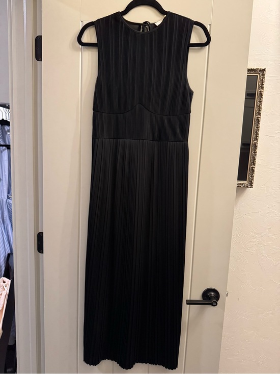 Mango Dresses & Skirts - Mango Black Sleeveless Pleated Maxi Dress